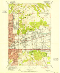 1950 Map of Spokane NE, Spokane County, WA — High-Res | Pastmaps
